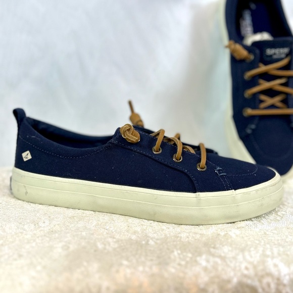 New Women’s Navy Blue Sperry Top Sider Shoes / Sz 7.5 - Picture 2 of 11